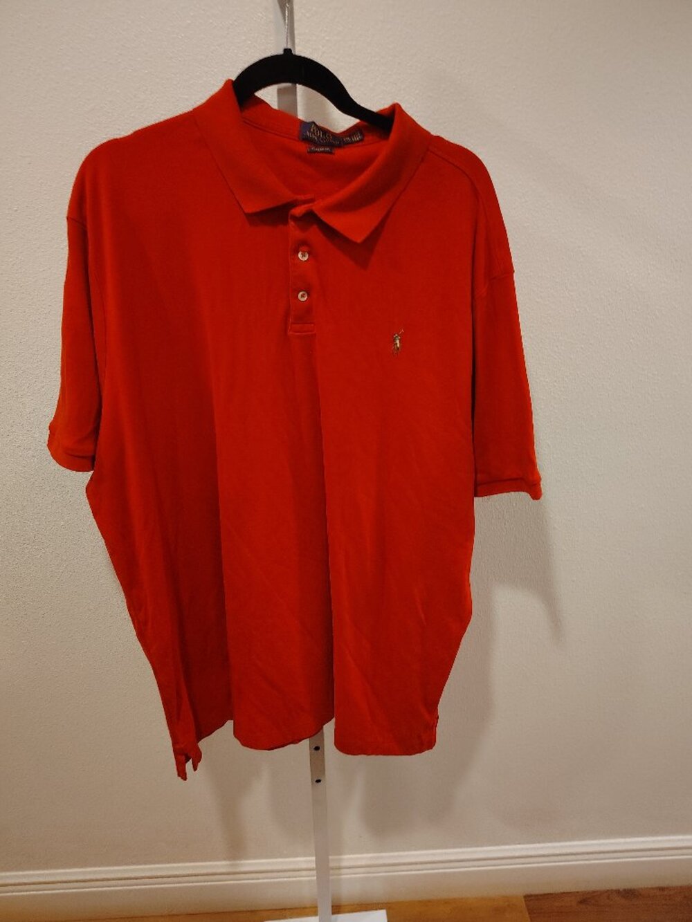 Polo Ralph Lauren Classic Fit Men's Red Polo Size XXL Short Sleeve